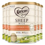 【新西兰直邮】KARICARE 可瑞康婴幼儿配方国宝级绵羊奶粉1段900G*6罐